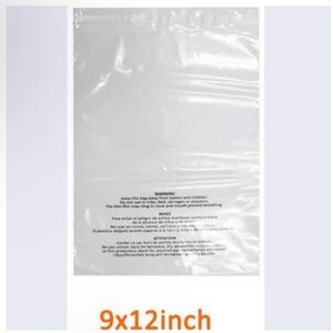 (100) 9 X 12 Item Protective Self Adhesive Clear Packaging Bags